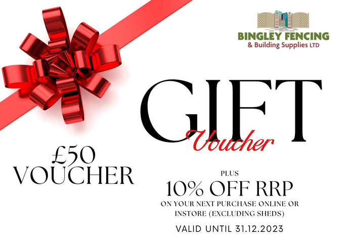 Stuck for Present ideas? What about a Bingley Fencing Gift Voucher?