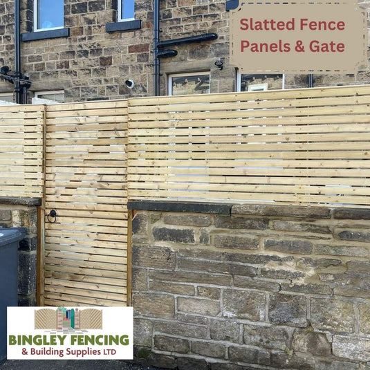 Latest installation of Contemporary Slatted Fence Panels & gate