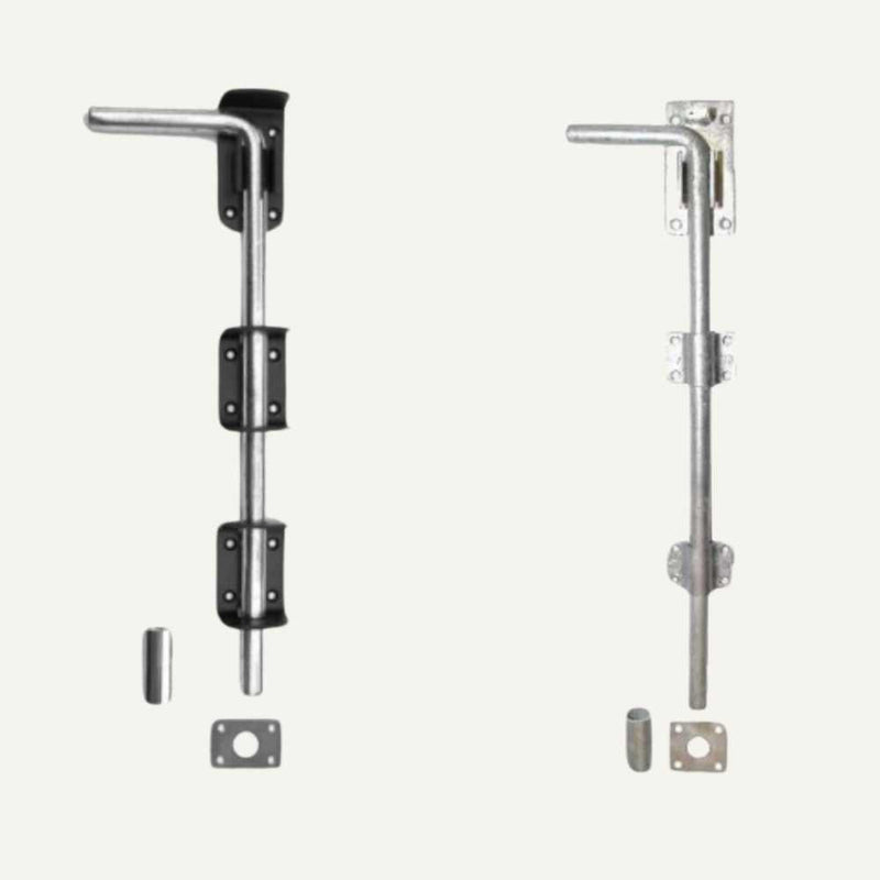 Load image into Gallery viewer, pair of black metal drop bolts