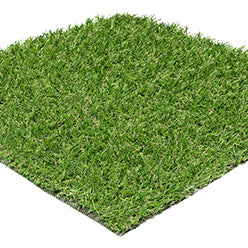 Load image into Gallery viewer, Displayed against a white background is a square section of Bingley Fencing's Artificial Grass Supply & Fit, featuring lush green blades and precise edges that mimic a freshly cut turf sample. Ideal for swift renovations, this product offers the added convenience of next day delivery.