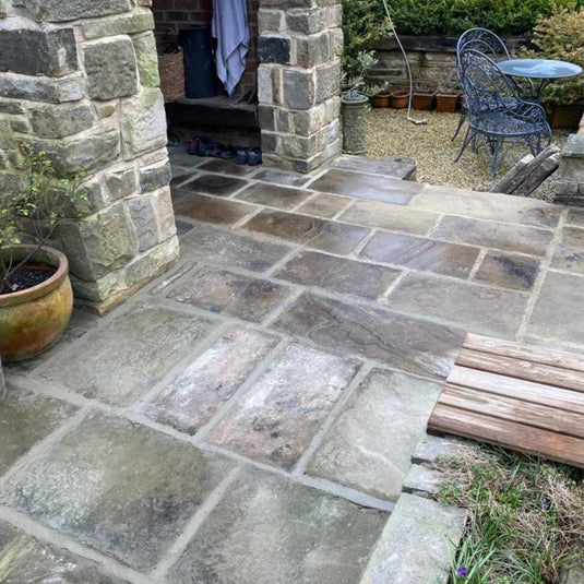 Yorkshire Stone Patio Installation