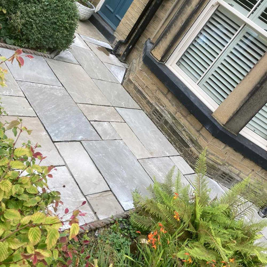 Indian Sandstone Patio Area