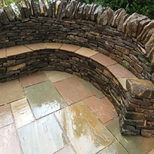 Indian Stone Patio Area
