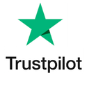 The Trustpilot logo featuring a large green star above the word Trustpilot in bold black letters on a white background.