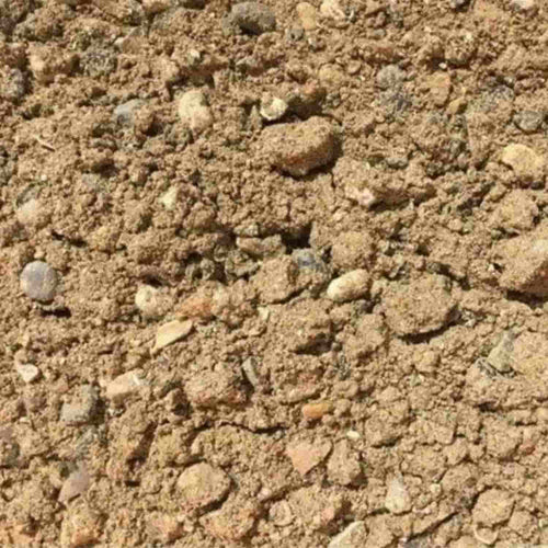loose mixed ballast used in foundations and landscaping