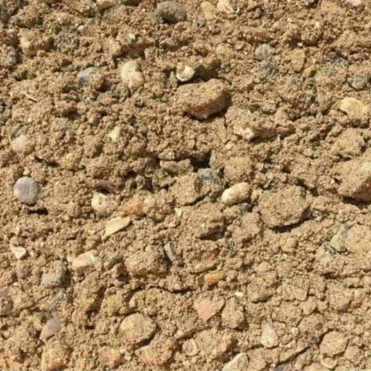 loose mixed ballast used in foundations and landscaping