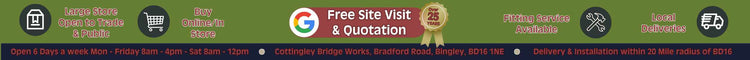 HOMEPAGE BANNER FOR BINGLEY FENCING SHOWING FITTING SERVICE