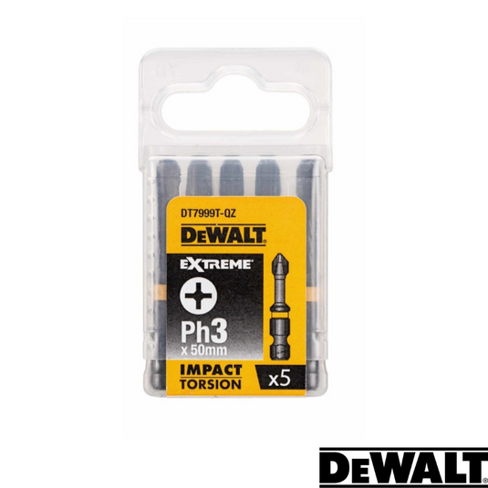 Dewalt- Impact Torsion PH3 - 50mm - Pack Of 5