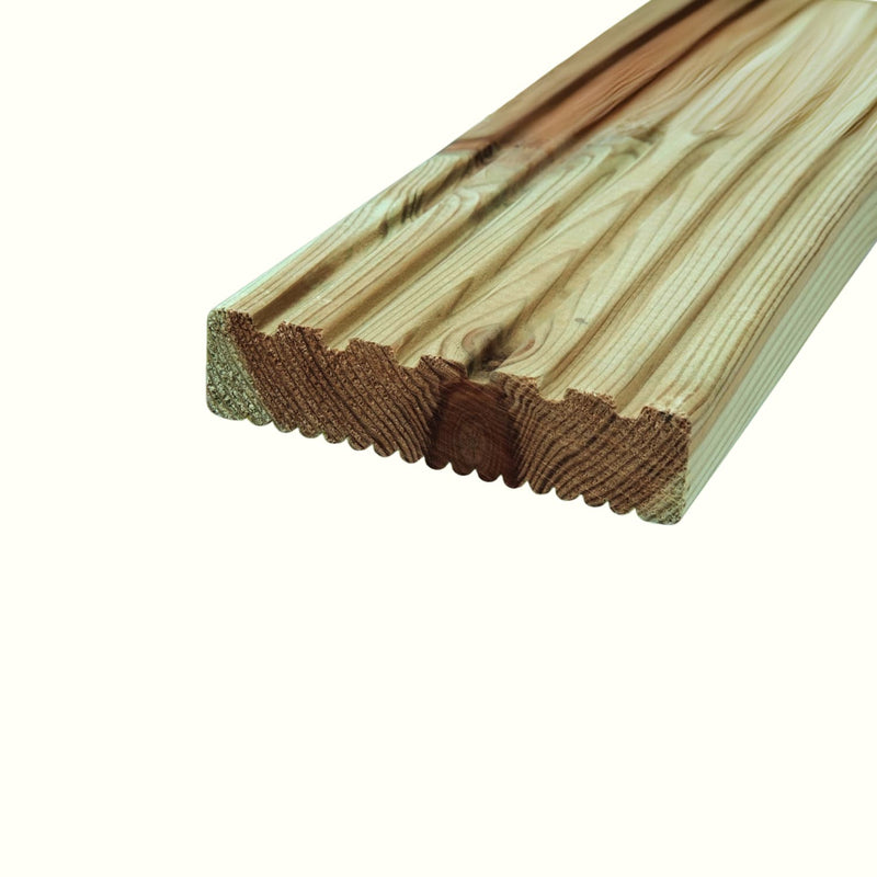 Load image into Gallery viewer, Wooden planks with a ribbed texture on a white background
