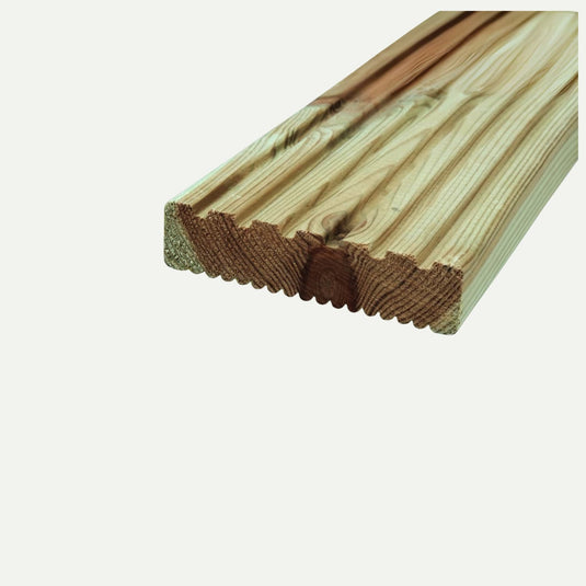 Wooden decking planks