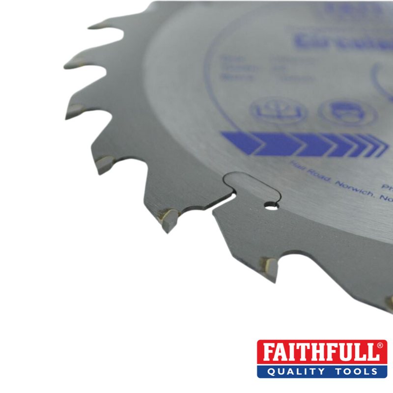 Load image into Gallery viewer, Faithfull - TCT Cordless Trimsaw/Circular Saw Blades - Dia: 165mm - Teeth: 24 - Bore-	20mm
