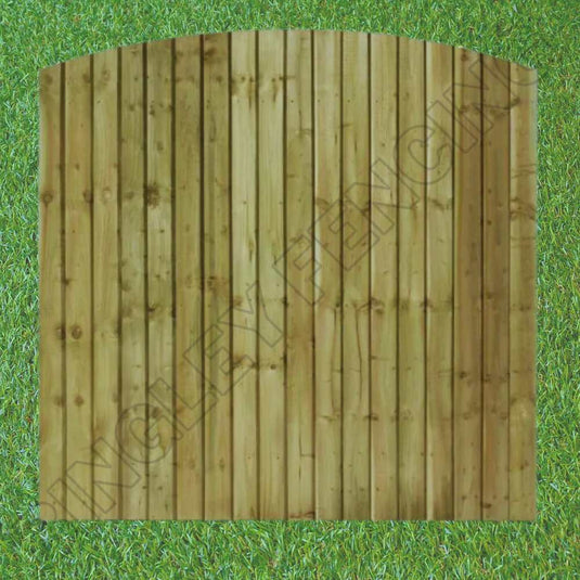 Featheredge Fence Panel - Flat Top & Arched Top