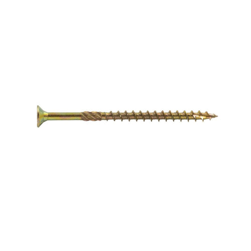 A single RIKÄ RX Multi-Purpose Screw by RIKA, measuring 4.0 x 30mm and featuring a high-quality gold-colored finish with a flat head and sharp tip, is shown on a white background.