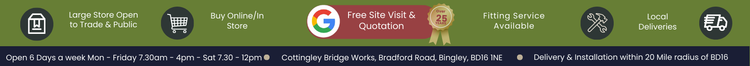 Promotional banner with contact information and services offered, featuring a Google logo.