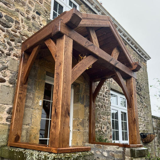 Solid Oak Feature Entrance Porch