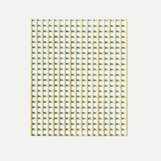The KDM Trellis - Planed Square Trellis (Rectangle 150cm x 183cm - ST12) features evenly spaced square openings and a light finish, ideal for garden fencing in Bradford.