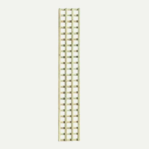 The KDM Trellis - Planed Square Trellis - Rectangle 30cm x 183cm (ST7) is a tall, narrow pressure-treated timber trellis with a rectangular grid, shown against a plain white background.