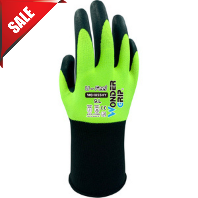 U-feel expert choice for multi-task Wonder Grip gloves 9/L **Reduced**