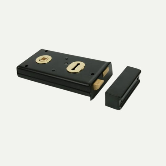 The John George Black Rim Lock 5.5