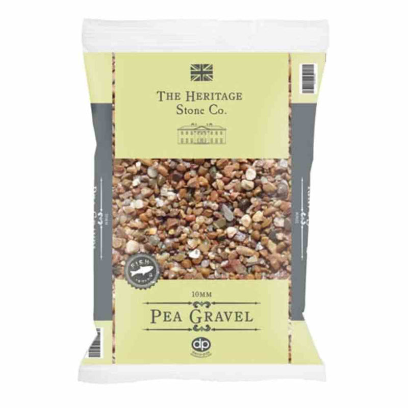 Load image into Gallery viewer, plastic bag of golden pea gravel
