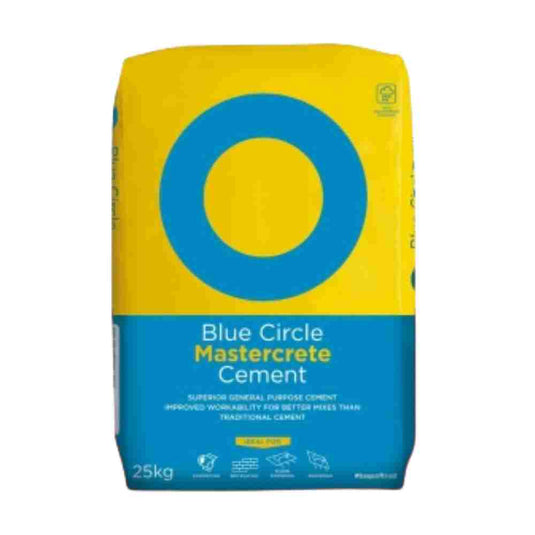 Blue Circle - Mastercrete Cement 25KG Bag - Plastic