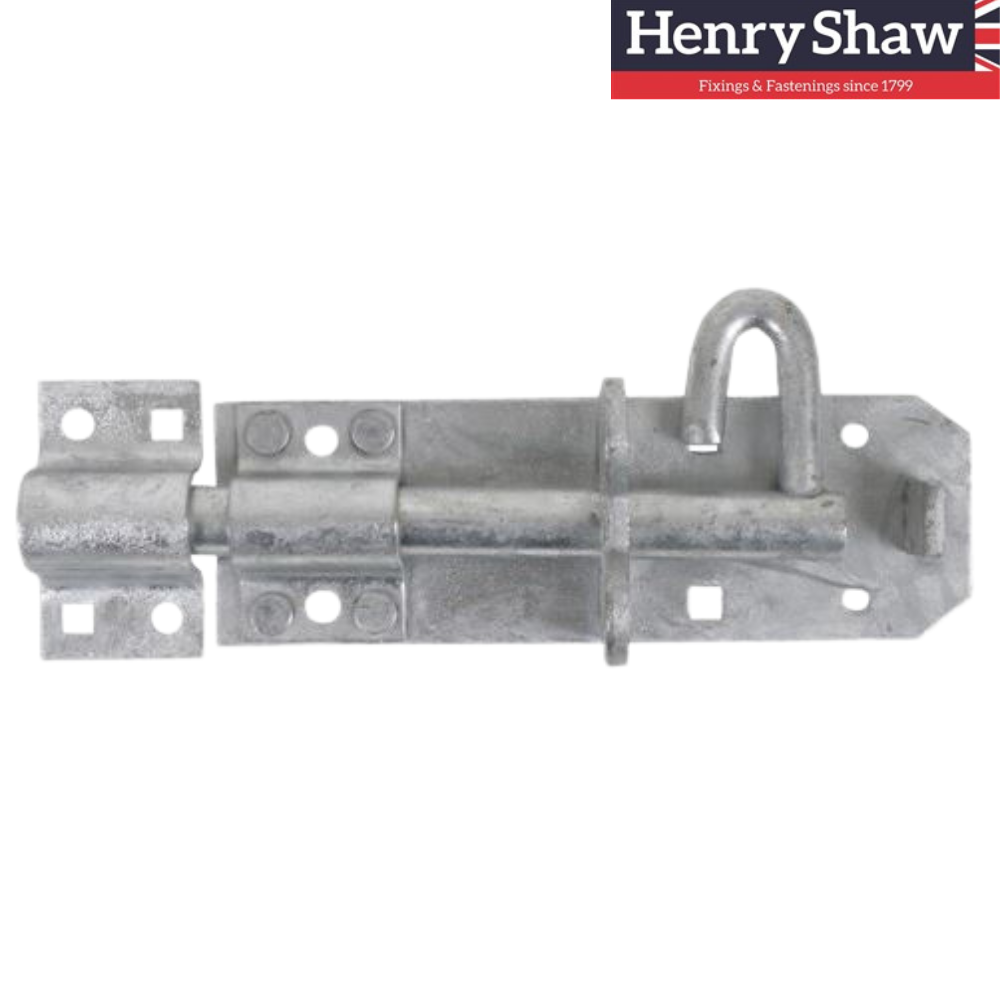 HD Brenton Padbolts Galvanised for Secure Gate and Door Locking