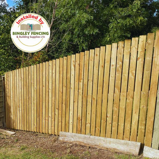 Paling Fence Panels - Single Sided - 1" Gaps- Flat Top & Arched Top