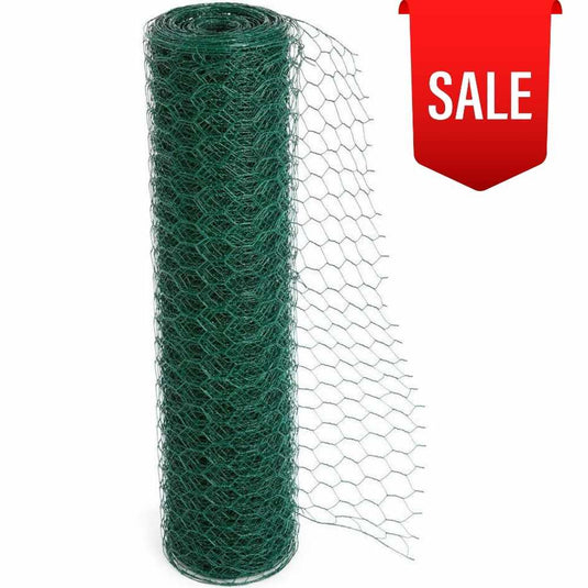 PVC Coated Green Hexagonal Wire Netting Rolls **Reduced**