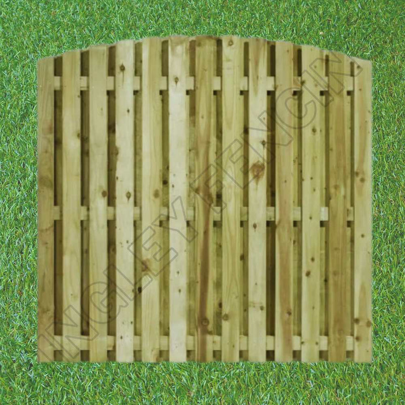 Load image into Gallery viewer, Paling Fence Panels - Double Sided - 2&quot; Gaps- Flat Top &amp; Arched Top

