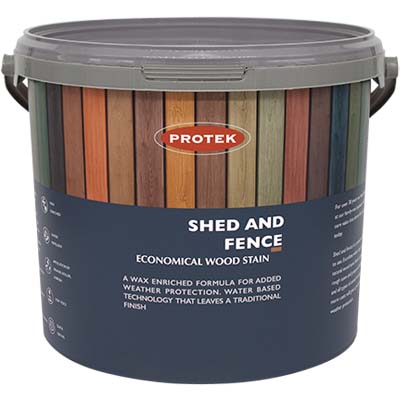 tubs of fence and shed paint