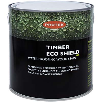 Protek Timber Eco Shield- Various Colours 2.5 Ltr
