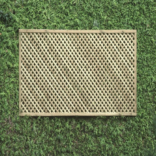 wooden privacy lattice panel